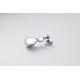 Acrylic Zinc Alloy Chrome Kitchen Cupboard Knobs / Cabinet Knobs And Pulls