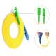 Wireless Internet Access Fiber Optic Cable with APC Polish and Customized Length
