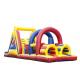 Outdoor Games Obstacle Course Jump House , Moon Bouncy Obstacle Course Rental