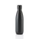 Double Wall BPA Free Insulated 500ml Double Wall Black Coffee Bottle Stainless Steel Water Flask 17oz