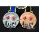 Sublimated Ribbon Custom Sports Medals Athletics Medals For Canada Sports Skiing Events
