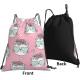 Lightweight Drawstring Backpack Drawstring Bags for Kids Girls Boys Teens Gym Dance String Bags Bulk Waterproof Cat