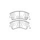 Slotted Design Cadillac Brake Pad Set  With Chamfered Edges 22851659 Front Ceramic Pads