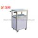 Customized Size Lean Trolley , Aluminum Frame Cart With Storage