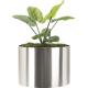 Customized Size Decorative Polished Stainless Steel Round Flower Pots