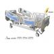 Five Function ABS Side Rail Electric ICU Bed With Central Control Brake Wheels (ALS-E507)