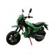 Green Color Body Gas Dirt Bikes High Speed With Front Disc Rear Drum