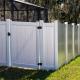 PVC Private Fencing Screening White Vinyl Plastic Privacy Fence Panels