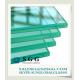 clear float glass panel