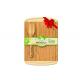 Bamboo 3 Piece Cutting Board Antimicrobial , Large Wooden Chopping Block