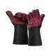 Comfortable Heat Resistant BBQ Gloves , Flexible Long Silicone Oven Gloves
