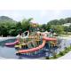 Commercial Medium Water House Aqua Playground Platform With Water Slide for Water House