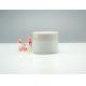 JG-AQ15, 15ml cylindric opaque white glass cosmetic jars for eye cream, face cream packaging, primary cosmetic packaging