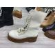 Microfiber TPU PVC Leather Sneaker Booties For Women And Man