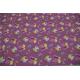 Light Purple Pu Artificial Leather Pink Pig Pattern 54 Width With 0.4mm Thickness