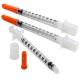 Disposable Insulin Syringe 1ml 0.3ml 0.5ml Disposable Sterile Syringe With Fixed Needle