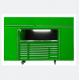 0.8mm-1.50mm Thickness Power Tool Organizer Cabinet with Trolley and 72-Tool Hutch