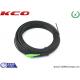 FTTH Fiber Optic Patch Cord SC/APC-SC/APC Single Mode Simplex Black Color LSZH Cable