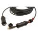 Armored HDMI 2.0 AOC fiber optic cable for CCTV surveillance broadcast