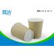 8oz Kraft Ripple Disposable Coffee Cups , Biodegradable Paper Cups For Hot Drinks