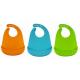 Waterproof Foldable Silicone Bucket Bib Easy Carry FDA Certified Silicone