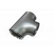 304 316L Forged Stainless Steel Fittings / 3A Sanitary Reducing Welded Tee