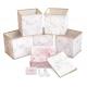 Marble Pattern 6 Containers Soft Storage Cubes Eco Friendly