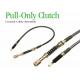 Pull - Only Clutch Control Cable , Industrial  Mechanical Custom Control Cable