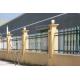 Modern Design Wrought Iron Fence Railing Waterproof Environmentally Friendly