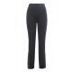 Long Ladies Skinny Trousers Womens Straight Leg Trousers With Pu Back Patch Design
