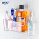 ODM Wall Mounted Clear Toothbrush Cup Holder 140mm High Damage Free