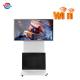 55" Rotating Indoor Digital Signage LCD Kiosk One Key Switch For Public Places
