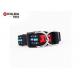 Reflective 3M Line Reflective Dog Collars Strong Double D Ring Nylon Clip