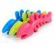 Colorful Fish Bone TPR Plastic Pet Toys Cats Teething Healthy Non Toxic 40g