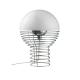 Nordic Modern And Ancient Classic Desk Lamp Silver Bedside Bedroom Metal Decorative Table Lamp