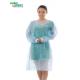 OEM Non Sterilized Nonwoven Disposable Surgeon Gown With Knitted Cuff