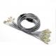 12C Armored SC LC Multimode Fiber Patch Cord 2.0 Breakout Stainless Steel