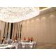 Height Adjustable Foldable Partition Wall with Double Rubber Seals
