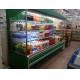Remote Cooling Vegetables Refrigerated Display Cabinets For Super Store