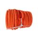 Red UHMWPE Fiber Rope Polyester Cover 48mm X 150m Anti Seawater Lower Creep