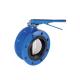 DI Double Flanged Valve Butterfly Valve Manual Type