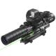 OEM / ODM Green Laser Beam Holographic Rifle Scope Combo ​4-In-1
