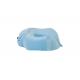 Blue Color Promotional Memory Foam Neck Roll Pillow Custom Logo Printed