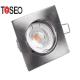 Fixed Square IP20 240V LED Recessed Downlight Fixtures Die Casting Aluminum