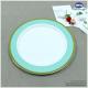 Disposable 7.5 Inch 10Inch PS Plastic Dinner Plate,Golden Rim Plate,Plastic Dinner Plates,Durable Plastic Plates Seller