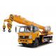 Telescopic Boom Stiff Arm Mobile Truck Crane 12000kg Capacity For Construction Projects