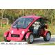 Mini Small Two Seater Golf Cart , Safty 4 Wheel Golf Cart With Vacuum Tire