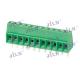 Industrial Pcb Terminal Block 2.54 Mm High Accuracy 22~14 AWG Wire Range