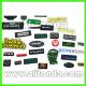 Custom PVC material sewing type velcro type badges and patches for clothing bag