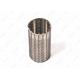 ID 150mm 2mm Slot Sintered Wire Mesh Filter For Well Drilling